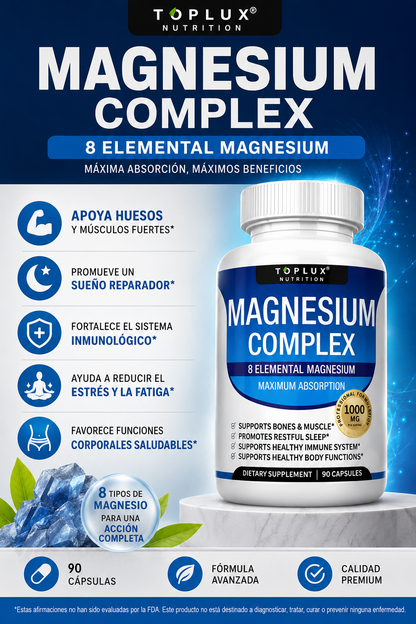 MAGNESIO COMPLEX TOPLUX - COMPRA 1 LLEVA 2