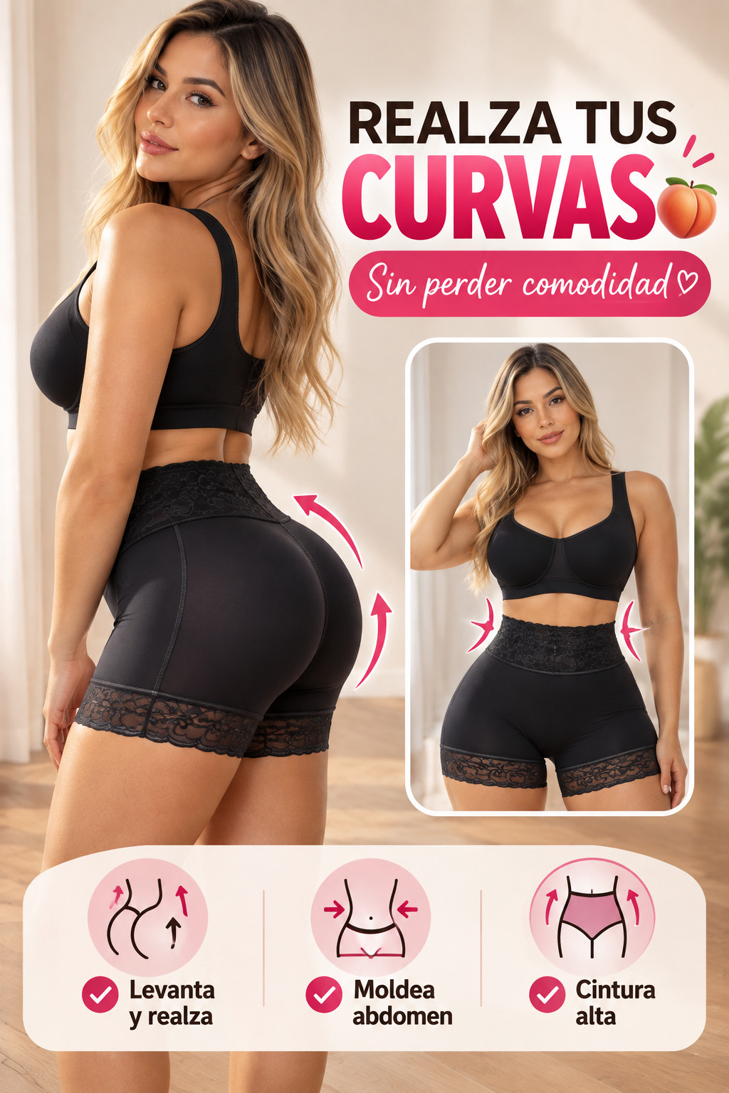 SHORT FAJA LEVANTA COLA 🍑